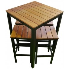 Delaware Bar Table & Barstools Setting - Small